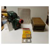 Vintage Skot Projector. Works Button Stuck In On