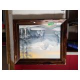 Winter Scene Signed Painting