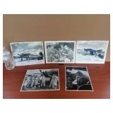 Lot of Five Miscellaneous WWII 8x10 Photos