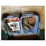 Large Set ( 2 Totes) Of Playmobil Buildings