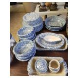 Blue Speckled Dishware From Gerald H Henn