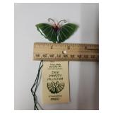 Ladies Jade Butterfly Pin
