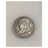 1834 Bust 10c Silver Dime Token (Unverified)