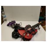Playstation Controllers And Guitar