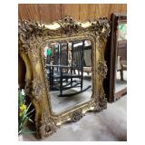 Vintage French Style Rococo Framed Mirror