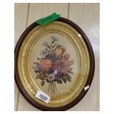 Antique Flower Picture Signed By Artist