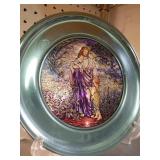 Stained Glass Religious Christmas Plate