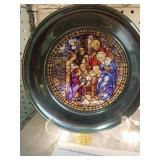 1988 Stained Glass The Adoration Christmas Plate