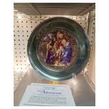 1988 Stained Glass The Adoration Christmas Plate