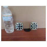 Two West Coast Choppers Pewter Belt Buckles