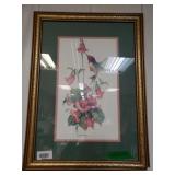 Hummingbird Print Signed And Numbered By Artist