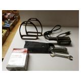 Vintage Riding Stirrups, Finishing Nails,