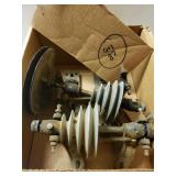 2 Pulley Sets Used To Change Speeds On Lathe