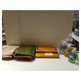 Linen Napkins, Napkin Holder And Soft soap