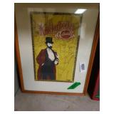 Vintage Knickerbocker Saloon Picture Signed