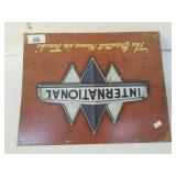 International Metal Truck Sign