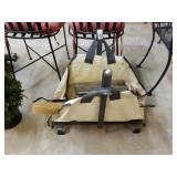 Fireplace Wood Stand With Firewood Bag And