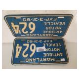 Maryland Antique License Plates