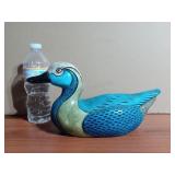 Unique Handpainted Duck Figure