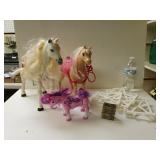 Barbie Horses And Fence