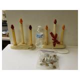 Vintage Christmas Light Candles And Bulbs