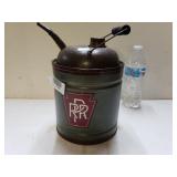 Antique Pennsylvania Railroad Oil Can