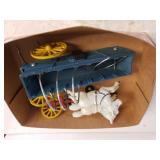 Cast Iron Horse & Wagon