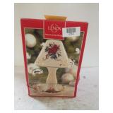 Lenox Winter Greetings 10" Candle Lamp