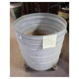 Vintage Galvanized Floor  Mop Bucket