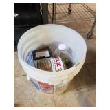 Bucket With Assorted Items