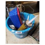 Bucket With Assorted Items