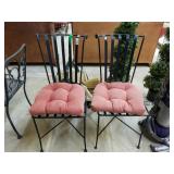 Set Of Wrought Iron Patio Chairs