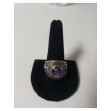 1983 Mens Delaware Tech Class Ring - Size 12