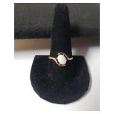 Ladies Gold Opal Ring - Size 10 - Marked 10K