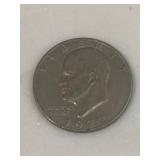 1972 Eisenhower Ike Silver Dollar