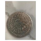 Skull Zombie Silver Hobo Dollar