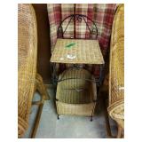 Wicker Side Stand