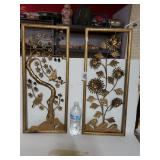 Decorative Metal Wall Decor Depicting Birds And