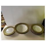 14 Piece Fine Wyndham China Bowls Serving Bowls