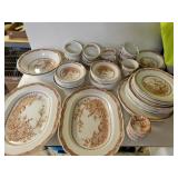 72 Piece Furnivals Quail Bone China.