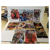 Assorted Comic Books To Include Spiderman  Black