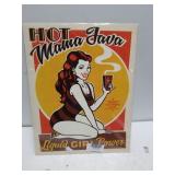 Mama Java Cardboard Sign