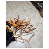 Lot Of Wood Hangers