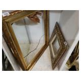 Vintage Picture Frames And Mirror