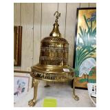 French Polished Brass Bell Brazier Heater