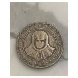 1889 Halloween Hooded Ghost Ghoul Hobo Silver