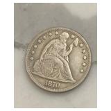 1870 CC Seated Liberty Dollar Token (Unverified)