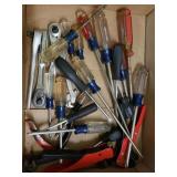 Assorted Screwdrivers And Wire Strippers