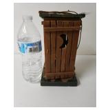 Moose In Outhouse Home Decor