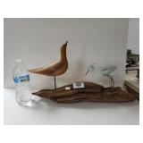 Wooden And Metal Bird On Beachwood